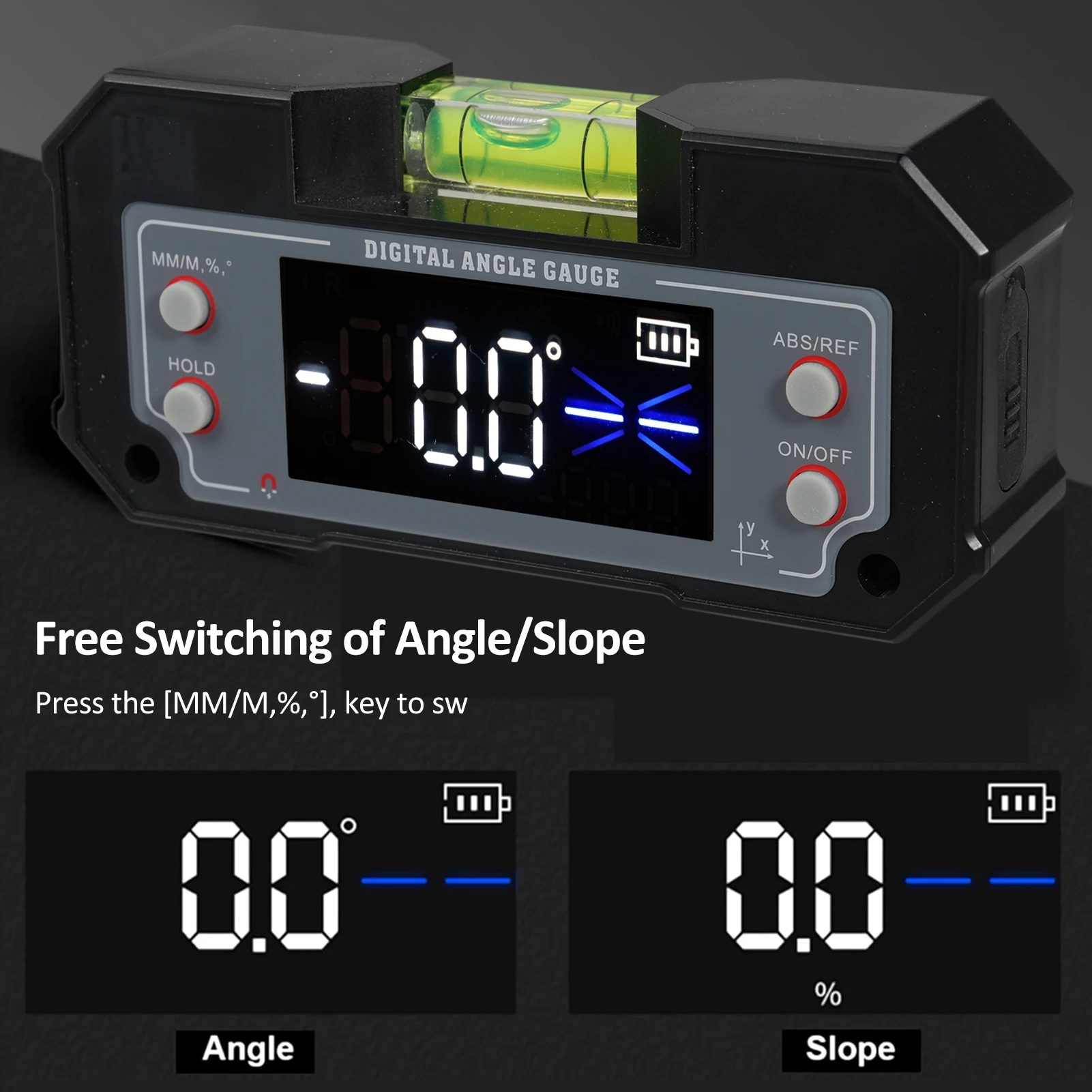 مقياس زاوية رقمي السائل مستوي مكتشف الميل شطبة مقياس XY محور لأدوات الطابعة ثلاثية الأبعاد النجارة قوية