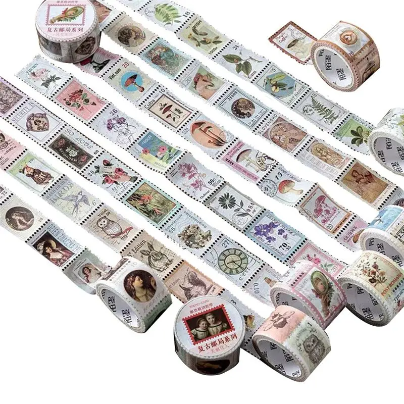 conjunto-de-fitas-washi-vintage-aee9-8-com-estampas-de-selos-para-diario-album-de-fotos-caderno-scrapbooking-planner-e-adesivos-de-papelaria