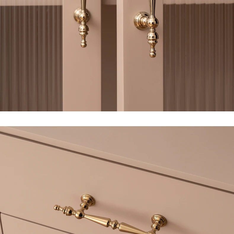 Bright gold PVD brass cabinet handle product image 9