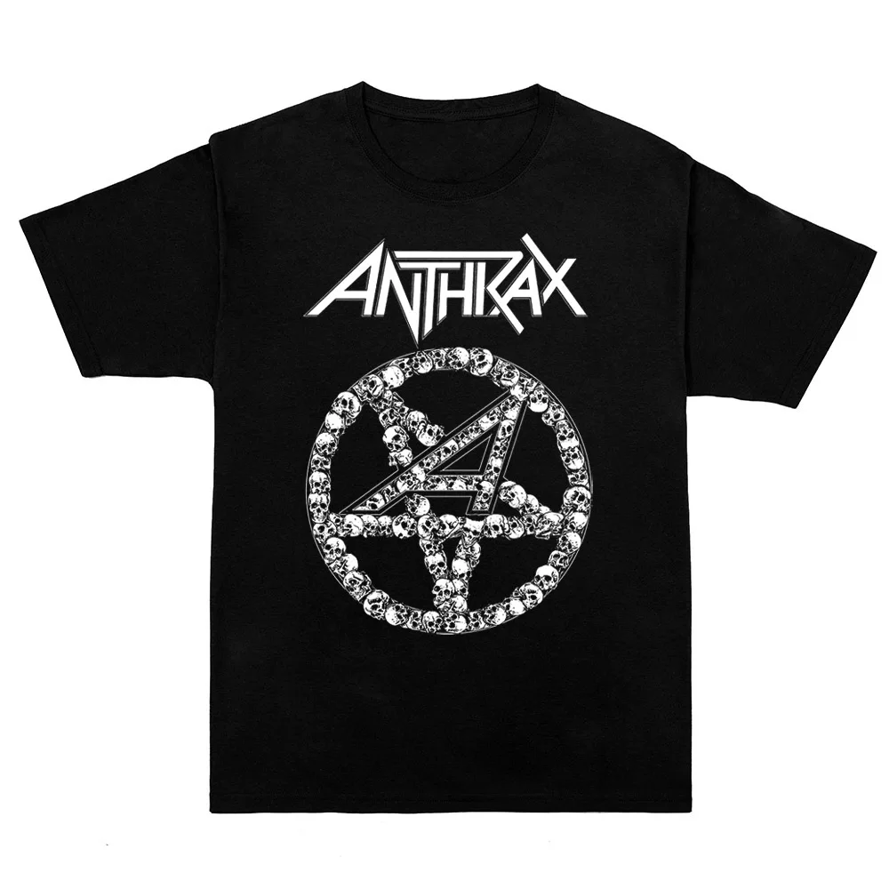 New Fashion Women/Men's Graphic Print Anthrax Rock Casual Short Sleeve T-shirts Punk Tshirts Harajuku Styles Tops Clothing