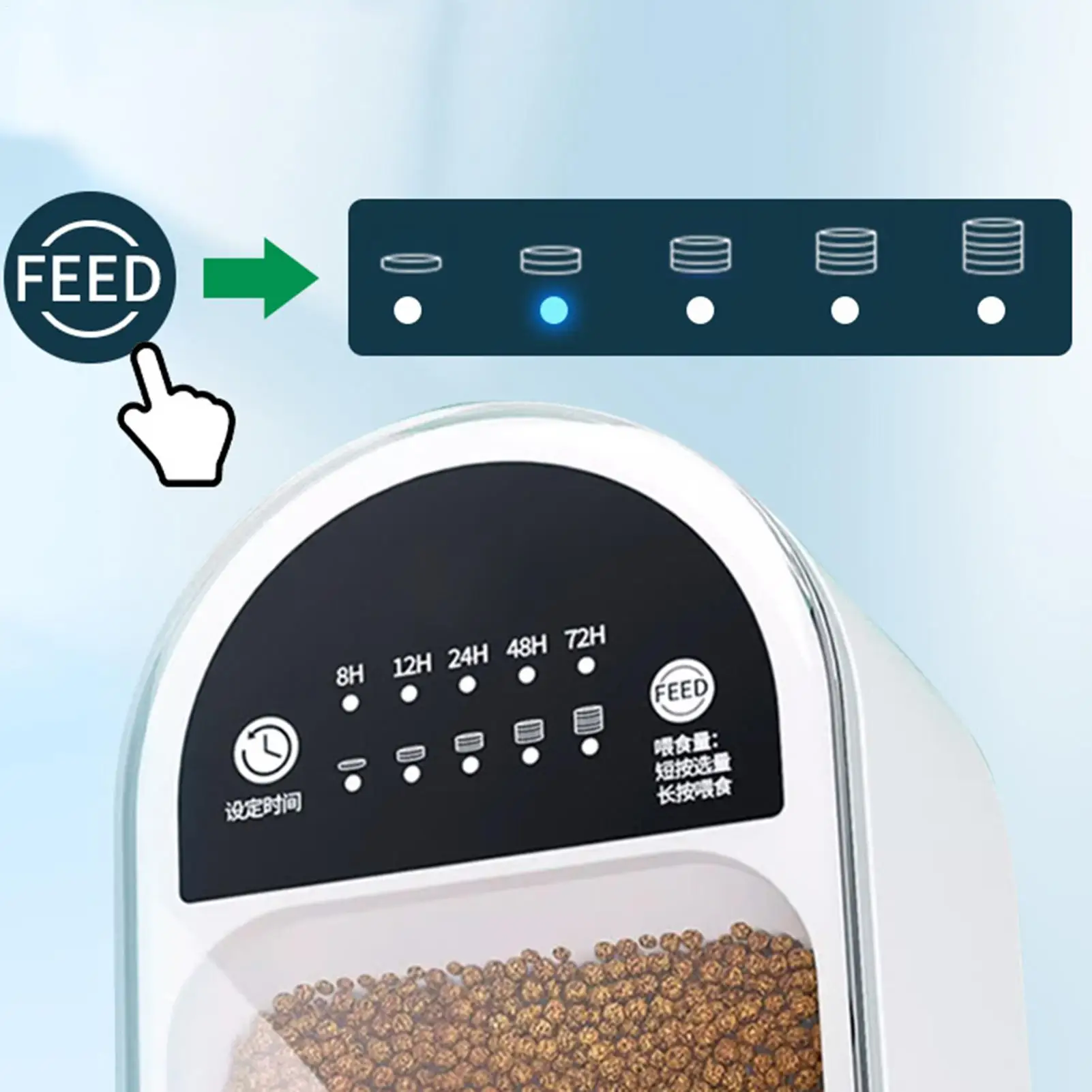 

Automatic Feeding Accessories Automatic Fish Feeder for Aquarium Adjustable Auto Feeder for Fish Tank Smart Timer