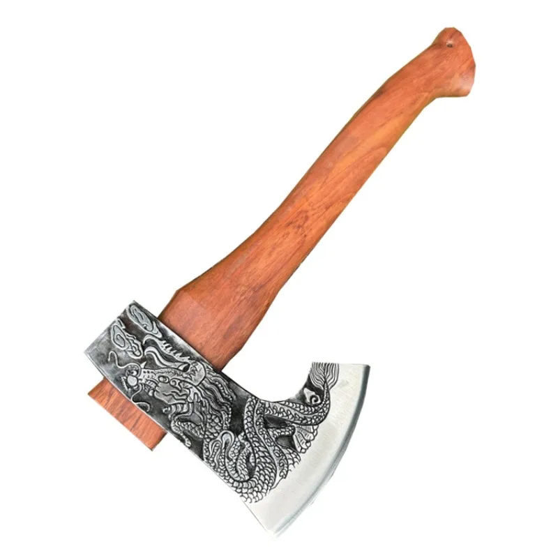 High Hardness Garden Woodworking Hand Axe Outdoor Tool For Tree Logging Firewood Splitting Landscape Farm Cutting Field Work