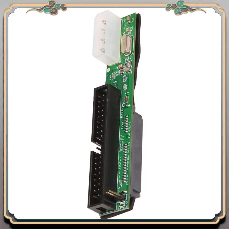 Durable 10X 7+15Pin 2.5 SATA Female To 3.5 Inch Ide SATA To Ide Adapter Converter Male 40 Pin Port For Ata 133 HDD Cd Dvd Serial