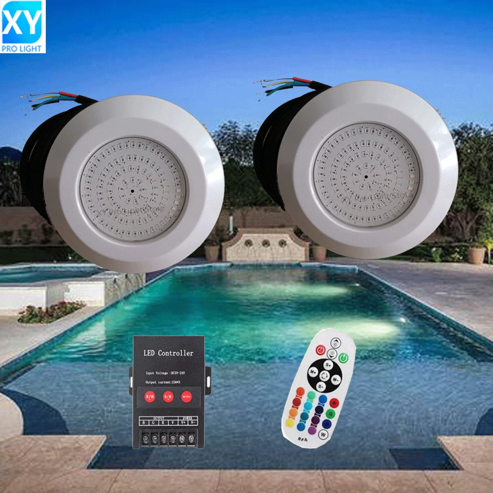 

12W RGB LED Pool Light IP68 Waterproof DC12V Outdoor/Indoor 9W Underwater Lights Fountain Landscape Lamps Piscina Luz Spotlights