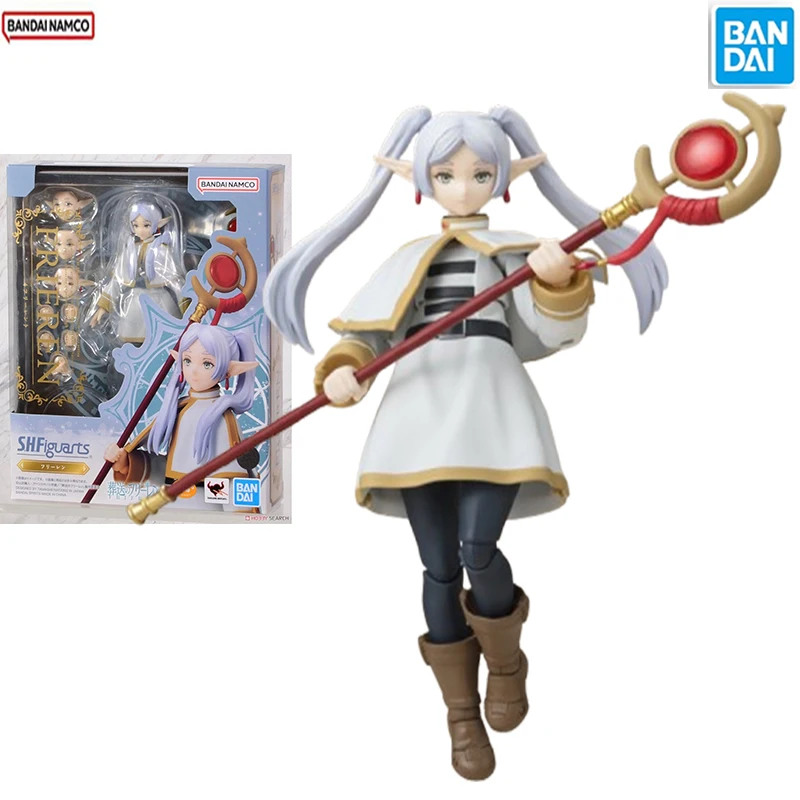 

100%Original Bandai SHF Frieren: Beyond Journey's End 14cm Frieren Movable Action Figure Collection Toys QWIOOE Wholesale