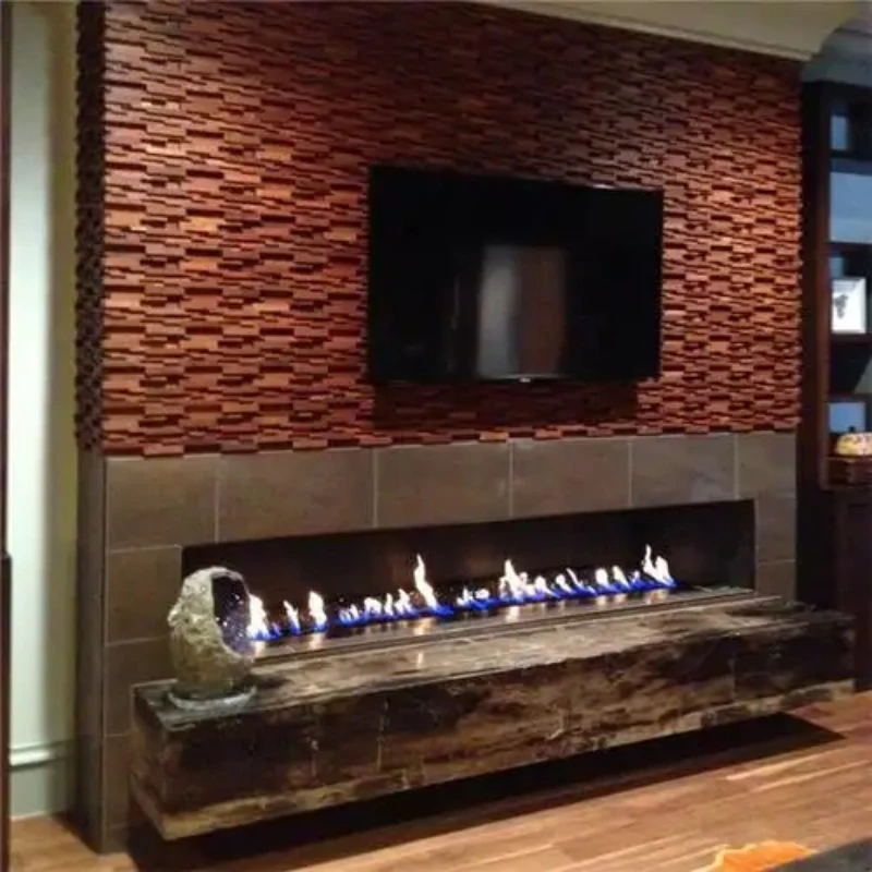 tuya wifi  bioethanol burner bio kamin electric fireplace wall biofuel ethanol