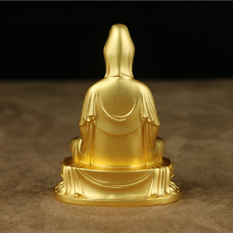 Asia Buddhism temple amulet high grade Avalokitesvara Guanyin HOME CAR bless safe good luck Pocket Buddha statue talisman