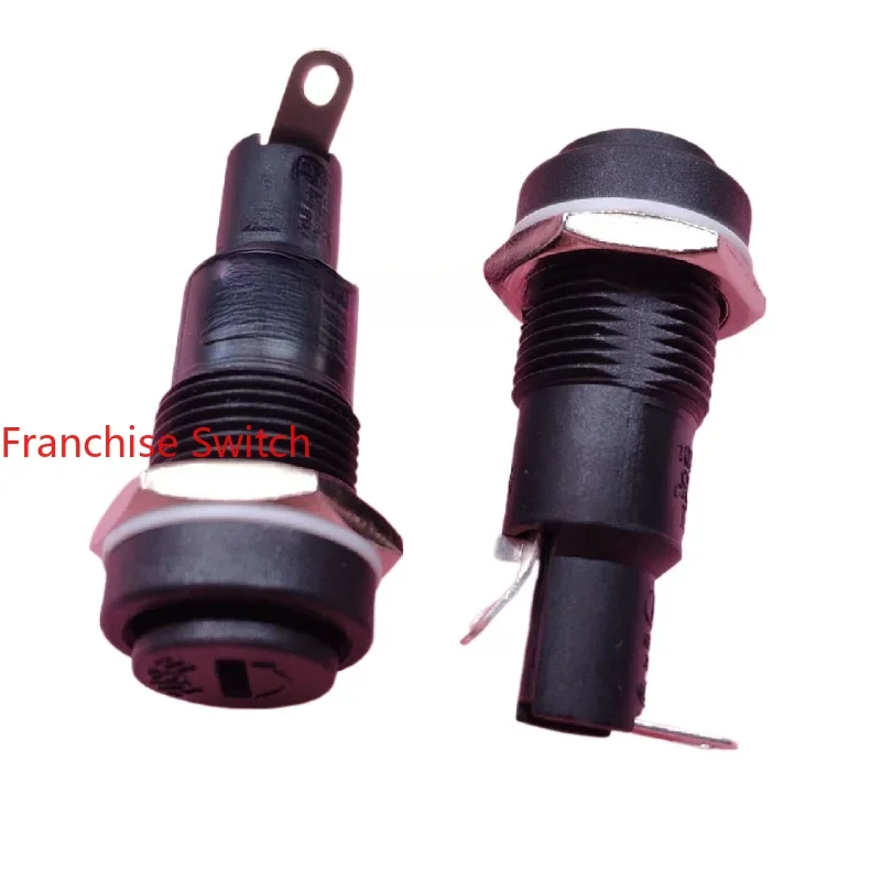 

10PCS fuse holder FH1-B-MW holder, one font 10A250V 5X20MM
