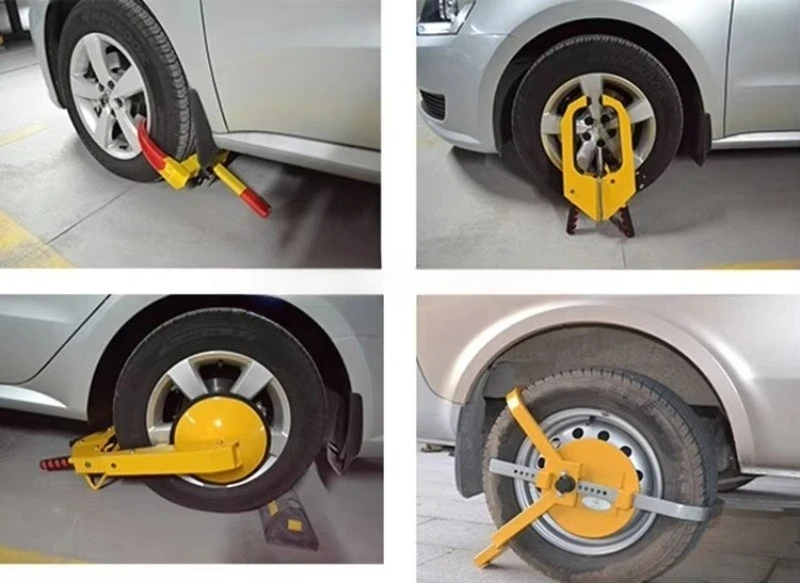 CE Certified Keyless Car Tyre Lock Anti-Theft Wheel Clamp For Vehicle GAT-L4 Security Steel