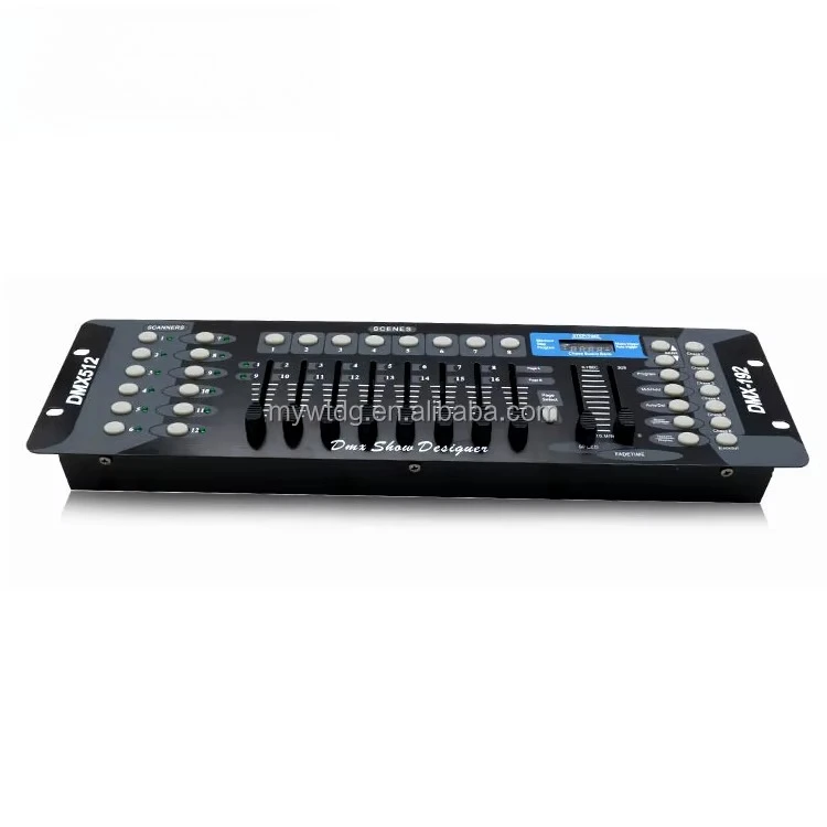 16 Channel DMX512 Controller Console for LED Matrix Light Stage Light Party DJ Disco Lighting 192 Channel DMX Controller