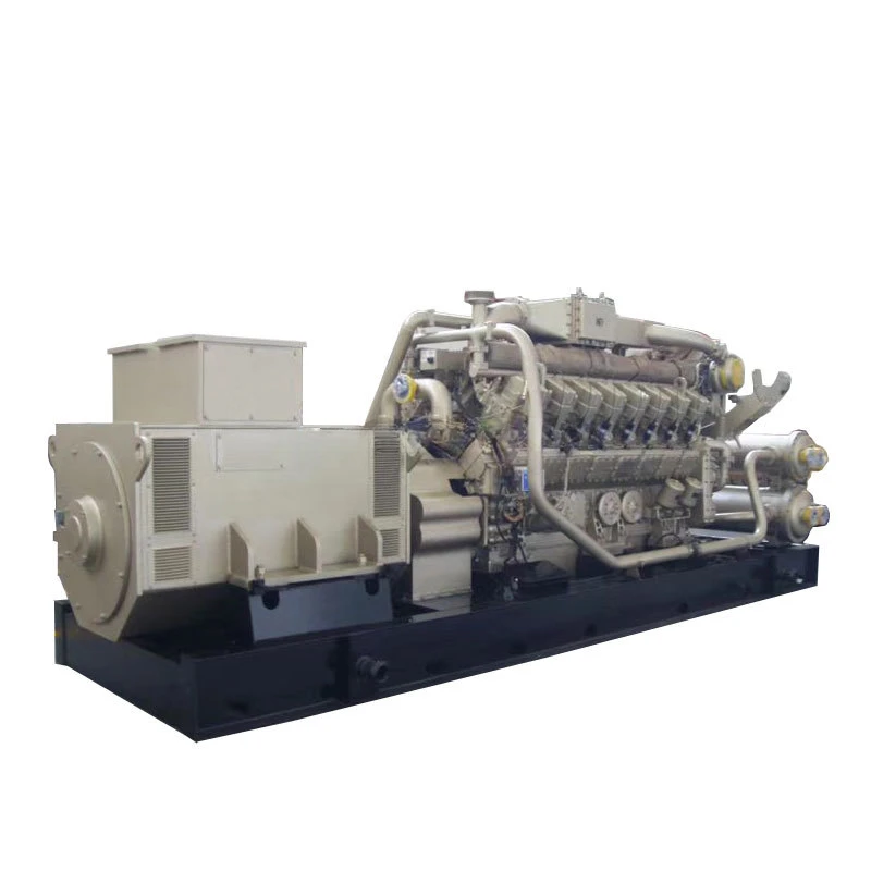 Lage Snelheid Groene Stroom 380V 1Mw Biogas Generator Met Ce Iso Certificaat