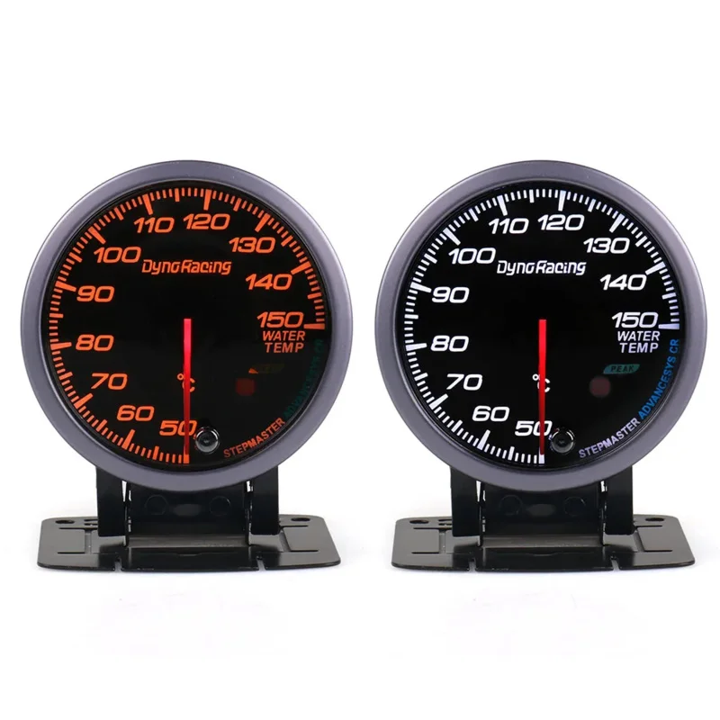 

60MM 12V Car Water Temperature Gauges 50-150C Dynoracing Water Temp Sensor With White & Amber Lighting Car meter