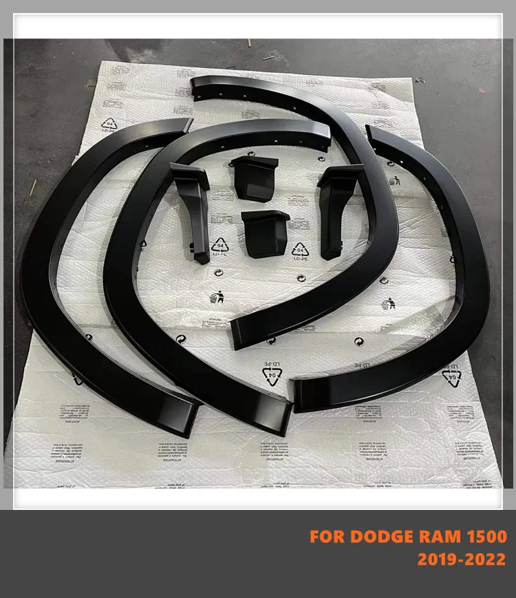 

Good Quality ABS Car Wheel Eyebrow Arc Ring Fender Wheel Arch Fit For Dodge Ram 1500 2019-2022