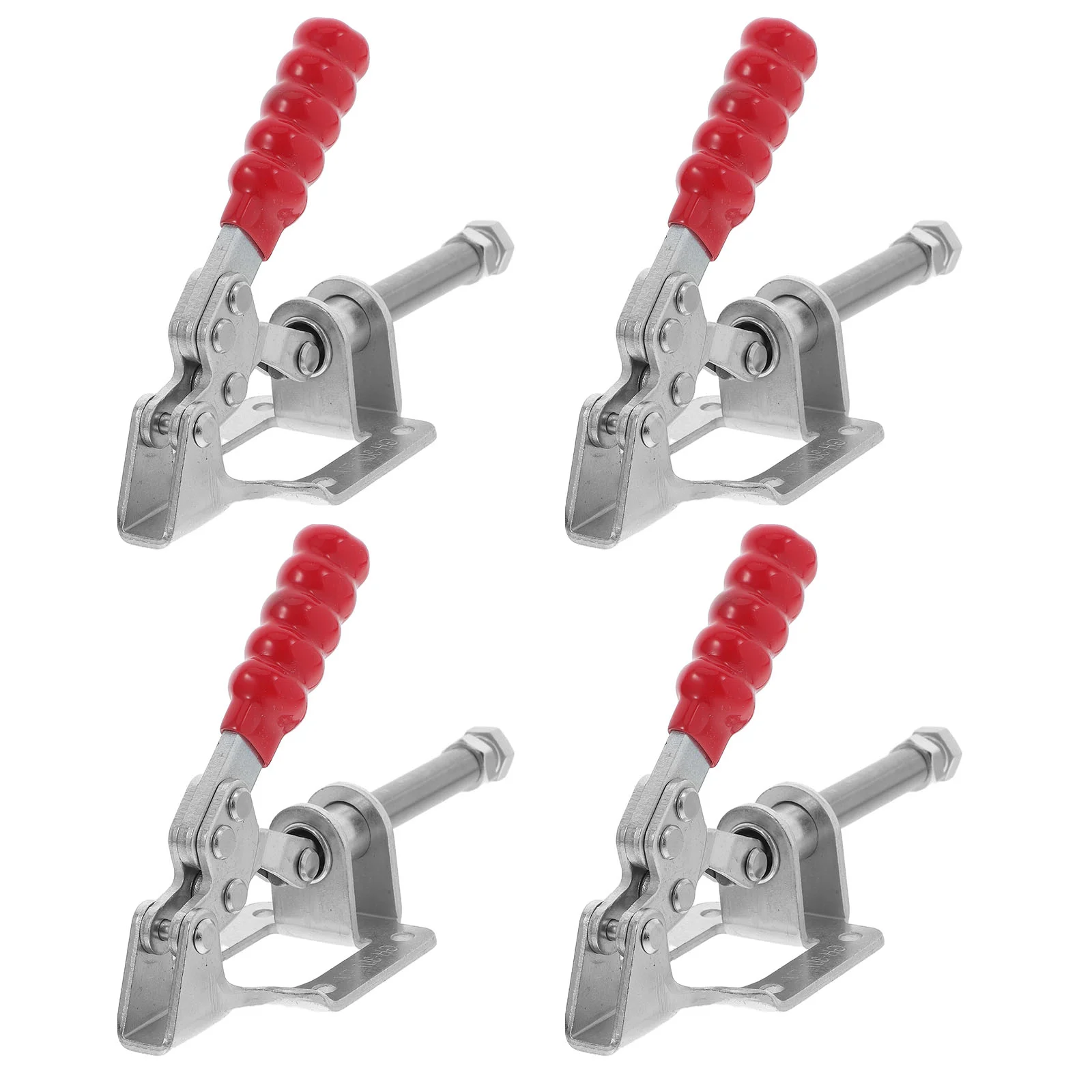 

4PCS Heavy Duty Fixtures Push Pull Toggle Clamp Quick Release Clamps Woodworking Fixtures Toggle Clamp for Carpentry Projects