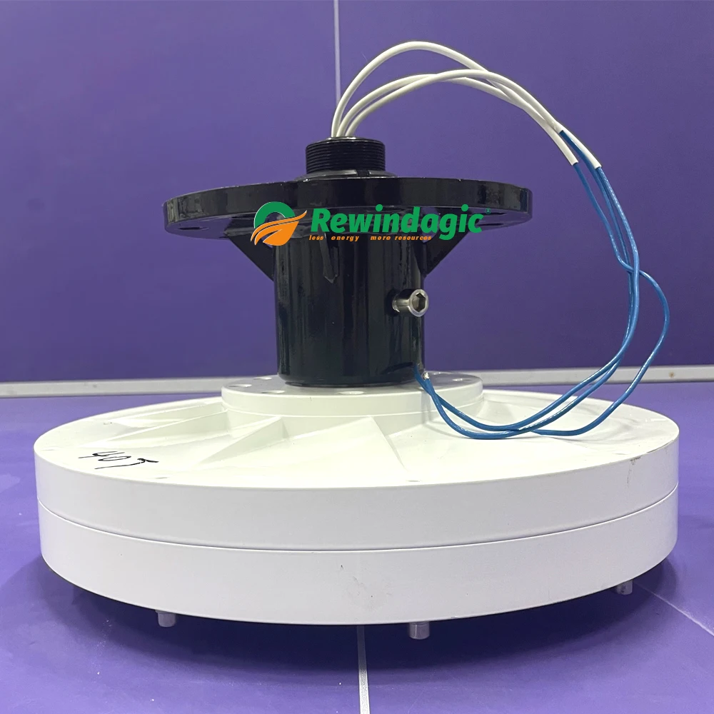 Imagem -02 - Maglev Gerador de Turbina Eólica 8kw 10kw 15kw 24v380v Baixa Rpm ac dc Power Magnético Dynamo Hydro Alternador Moinho de Energia Livre