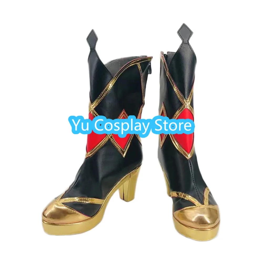 Yu cosplay loja genshin impacto rosaria cosplay sapatos anime cosplay sapatos botas trajes de halloween adereços
