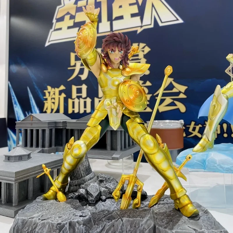 Genuine In Stock Saint Seiya Rewards Aquarius Capricorn Asura Libra Child Tiger Swan Glacier Model Toys Figurine Collectible