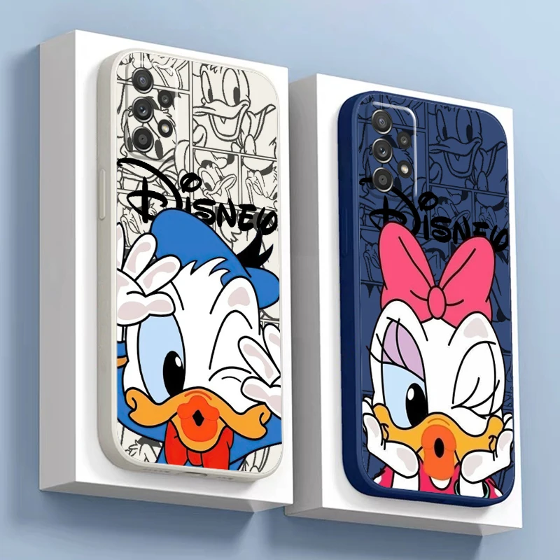 Disney Donald Duck Cartoon For Samsung Galaxy A73 A72 A71 A54 A53 A52 A34 A33 A32 A22 A23 A24 A25 A15 A13 A05 Phone Case Coque