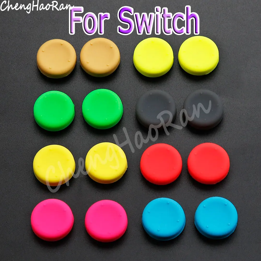 

2 Pcs 3D Analogue Thumbstick Cap For Switch NS Joy-Con Controller Thumbstick Silicone Remote Stick Cap Repair Replacement Parts