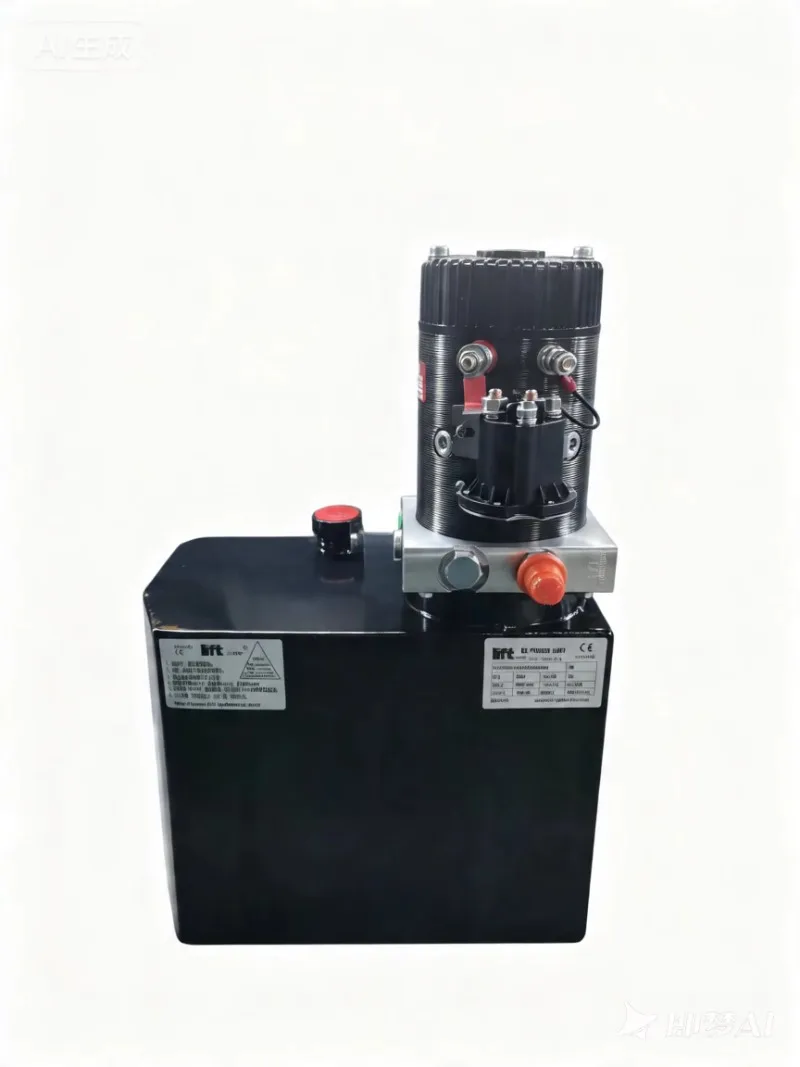 Hydraulic power unit 2.5cc/r 24V two-way two-port solenoid valve with 14L fuel tank