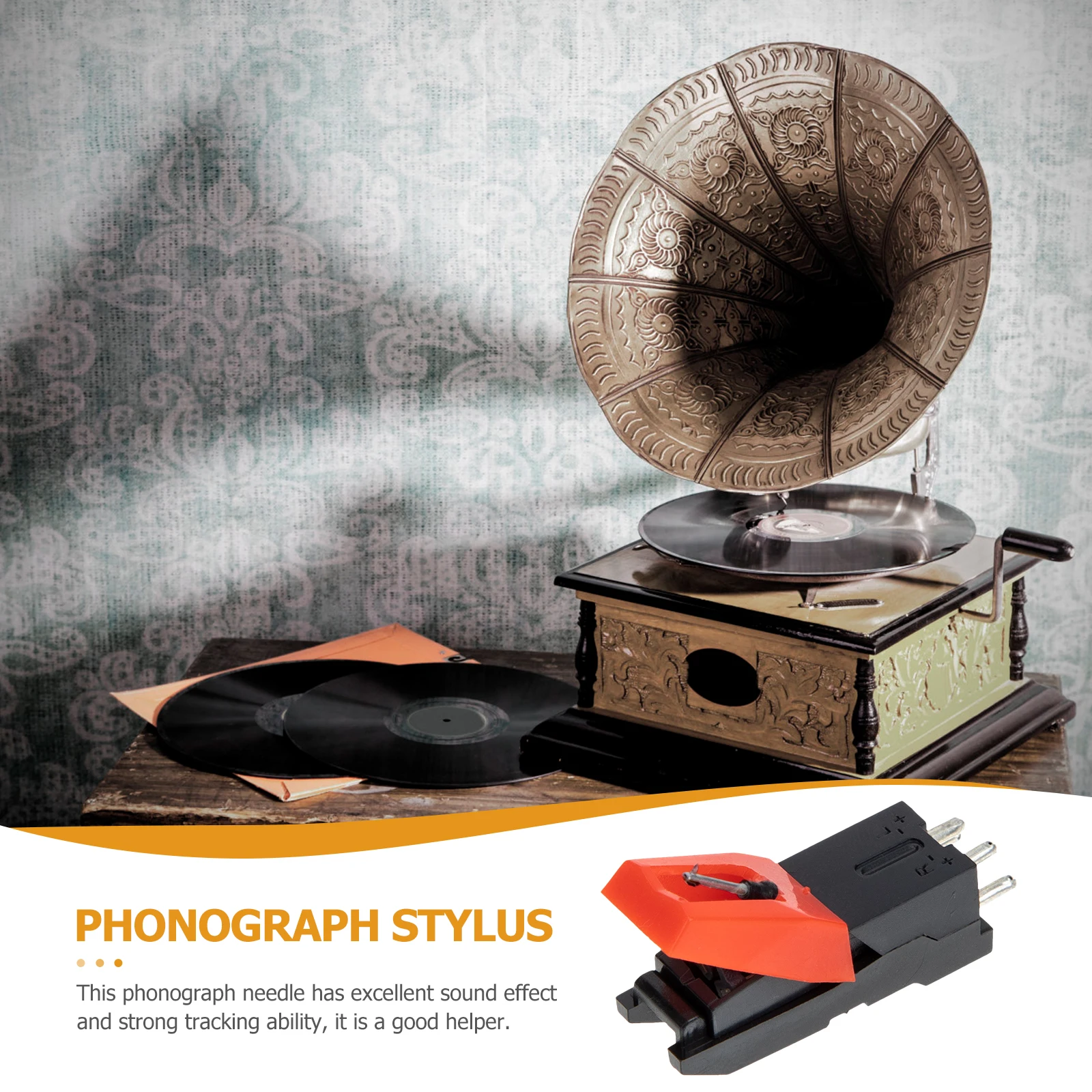 

Phonograph Stylus Record Player Needles Durable Replacement Cartridge Universal Plastic Tools Excellent Sound Effect Strong