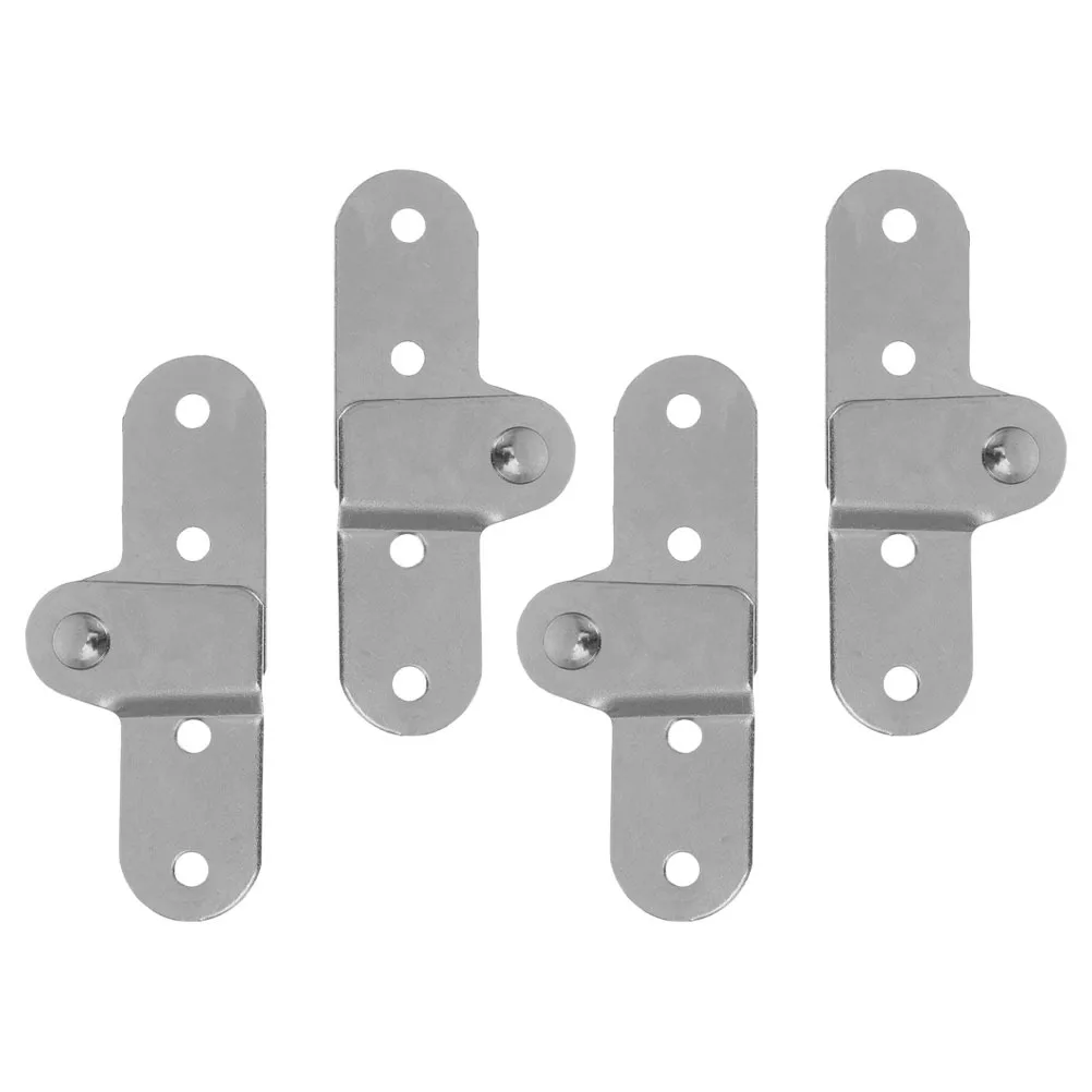 

4pcs Folding Hinges For Furniture Sturdy Iron Hinge Parts Smooth Operation Lightweight Foldable For Cabinet Door Window Box