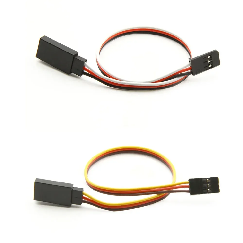 10PCS Extension Lead Wire Cable Set 10CM-100CM RC Futaba JR Male to Female Adapter for Remote Control Car Boat Airplane