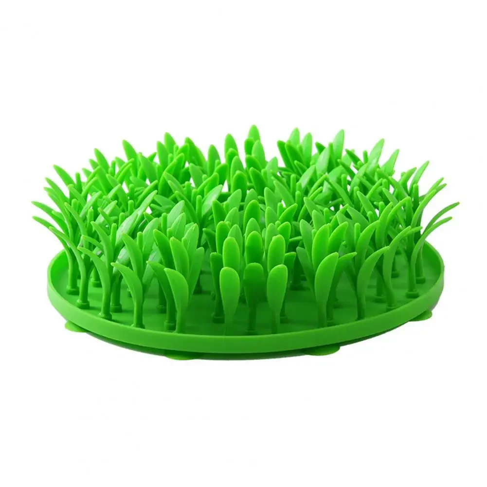 

Silicone Grass Mat for Dogs Pet Enrichment Toy Silicone Grass Mat for Cats Dogs Slow Feeder Toy Anti-slip Foraging Pad for Pets