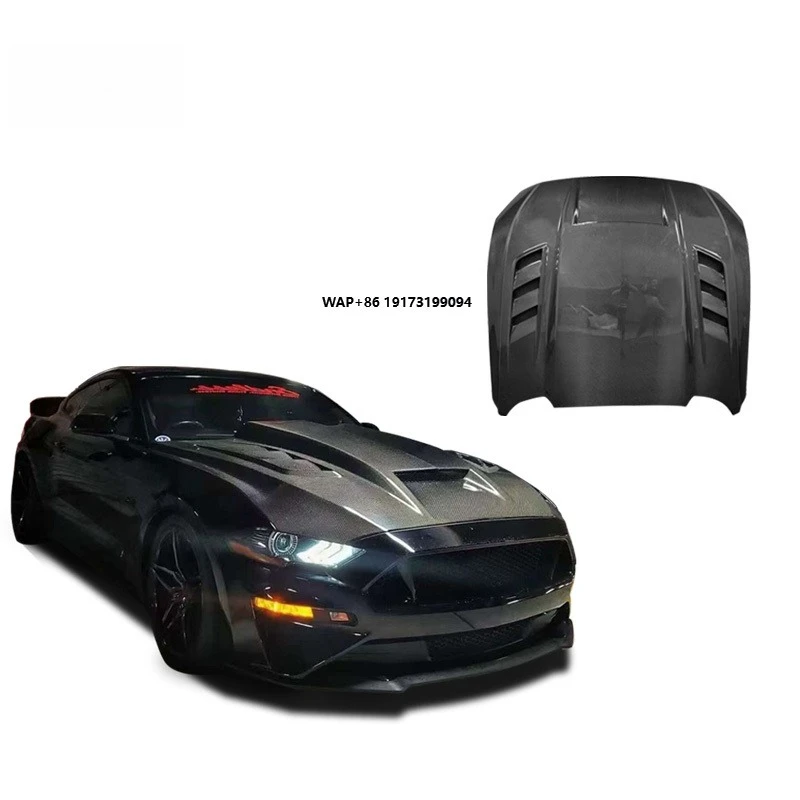 

For Mustang 18-22 Models Modified TF Carbon Fiber Hood