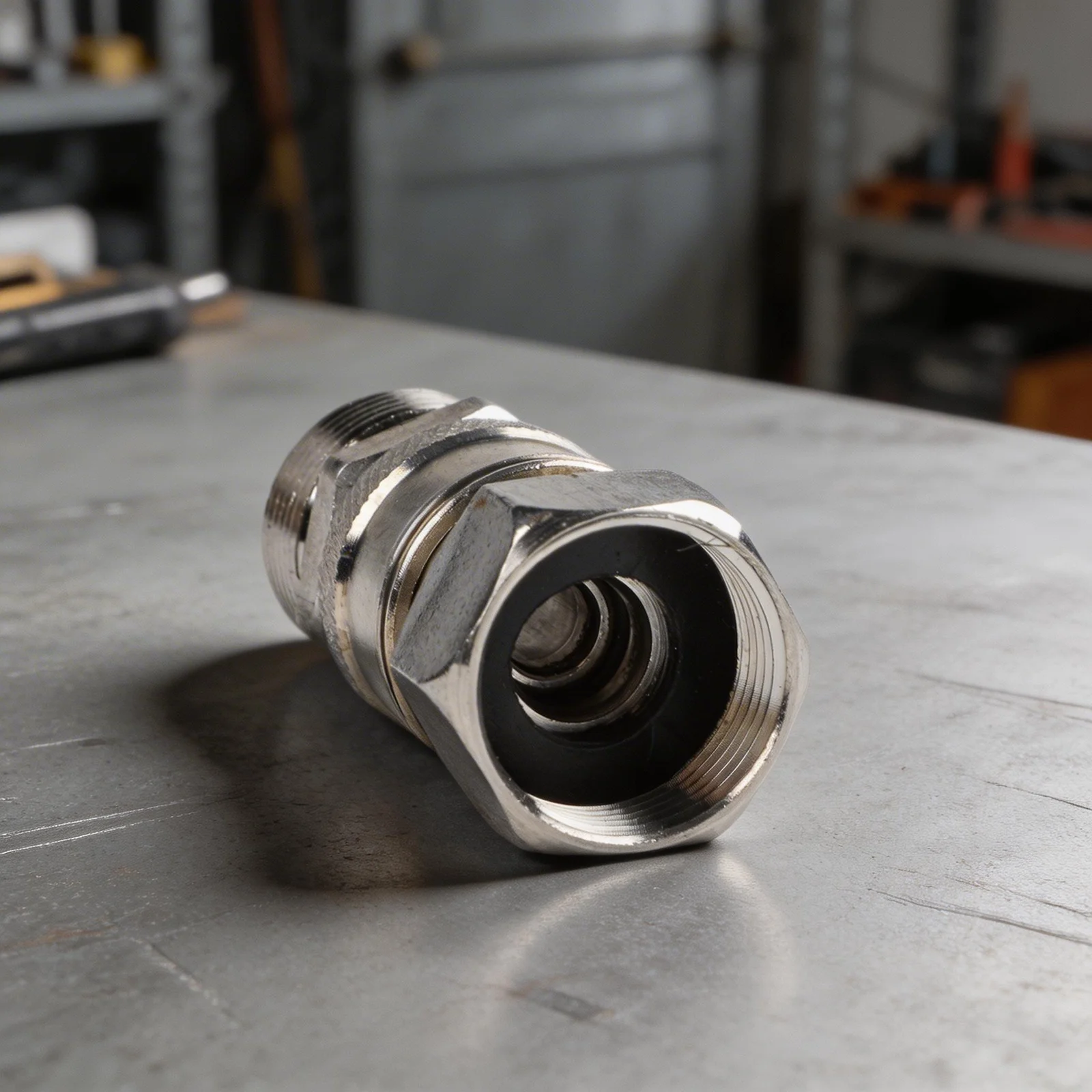 Quick Connect Pressure Washer Fitting Stainless Steel 22mm x 1.5mm Thread for Use with Standard Cleaning Machine Hose Systems