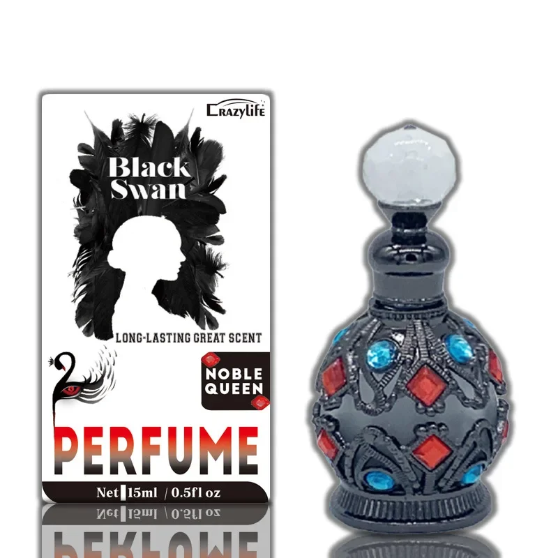 New Black Swan Alluring Perfume for Women Strong Scent 15ml European and American Style Fragrance
