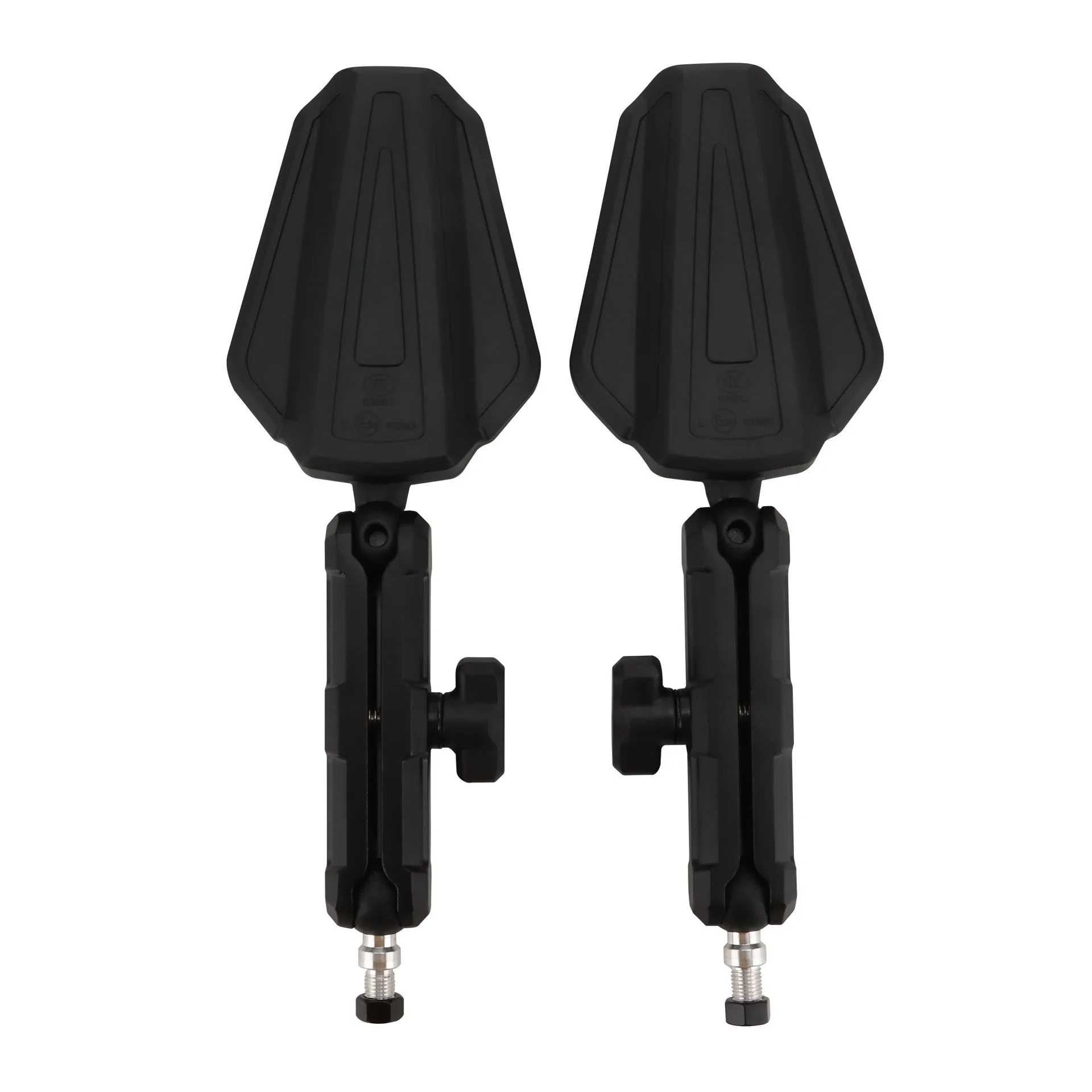 West Wind New Replacement Plastic Foldable Flat Distortion-Free Adventure ADV Bike Front  Motorcycle Mirror