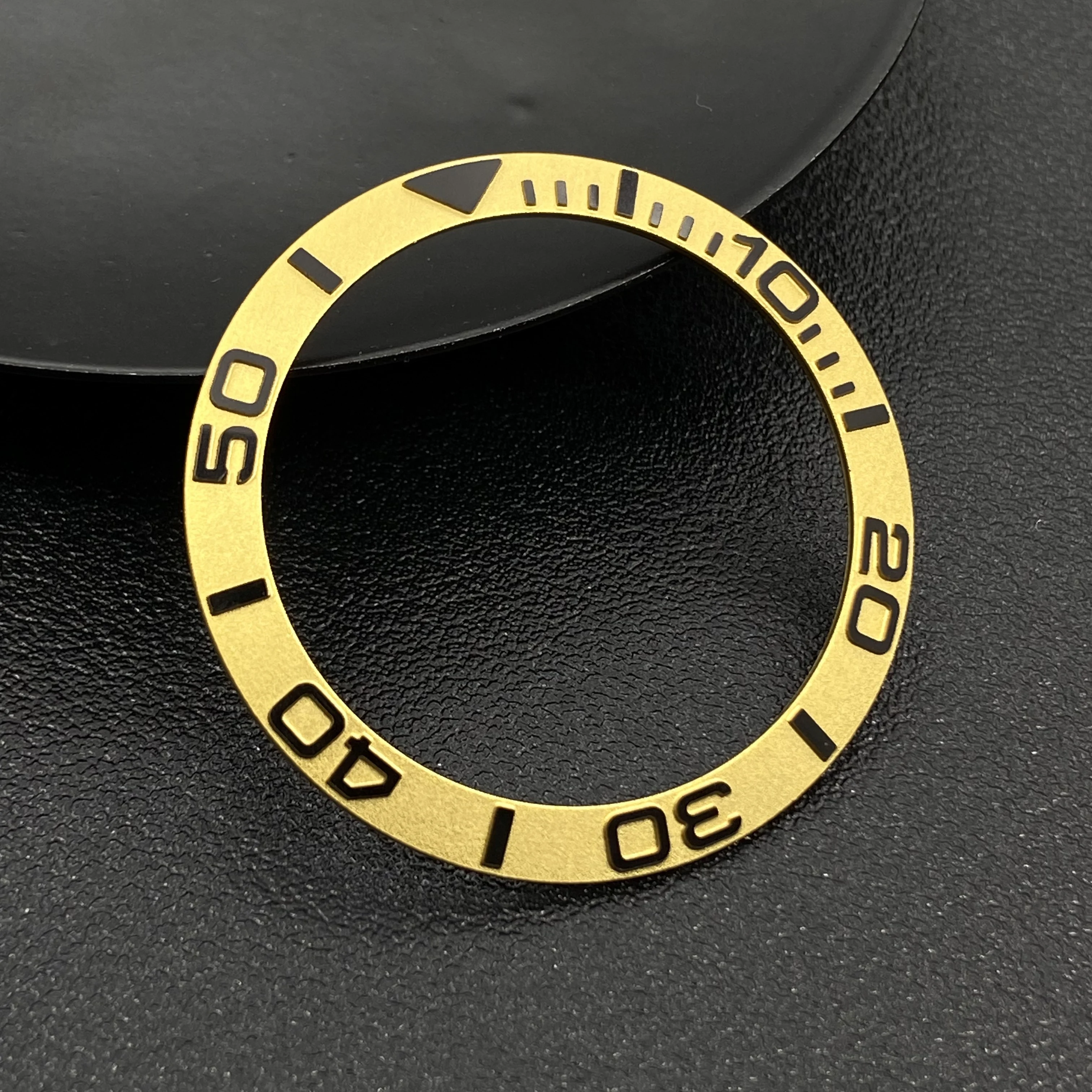 38mm Aluminium Watch Bezel Insert Ring Inner Diameter 30.6mm For SKX007 SKX009 SRPD SUB NH35 NH36 Watch Case Ring Repair Parts