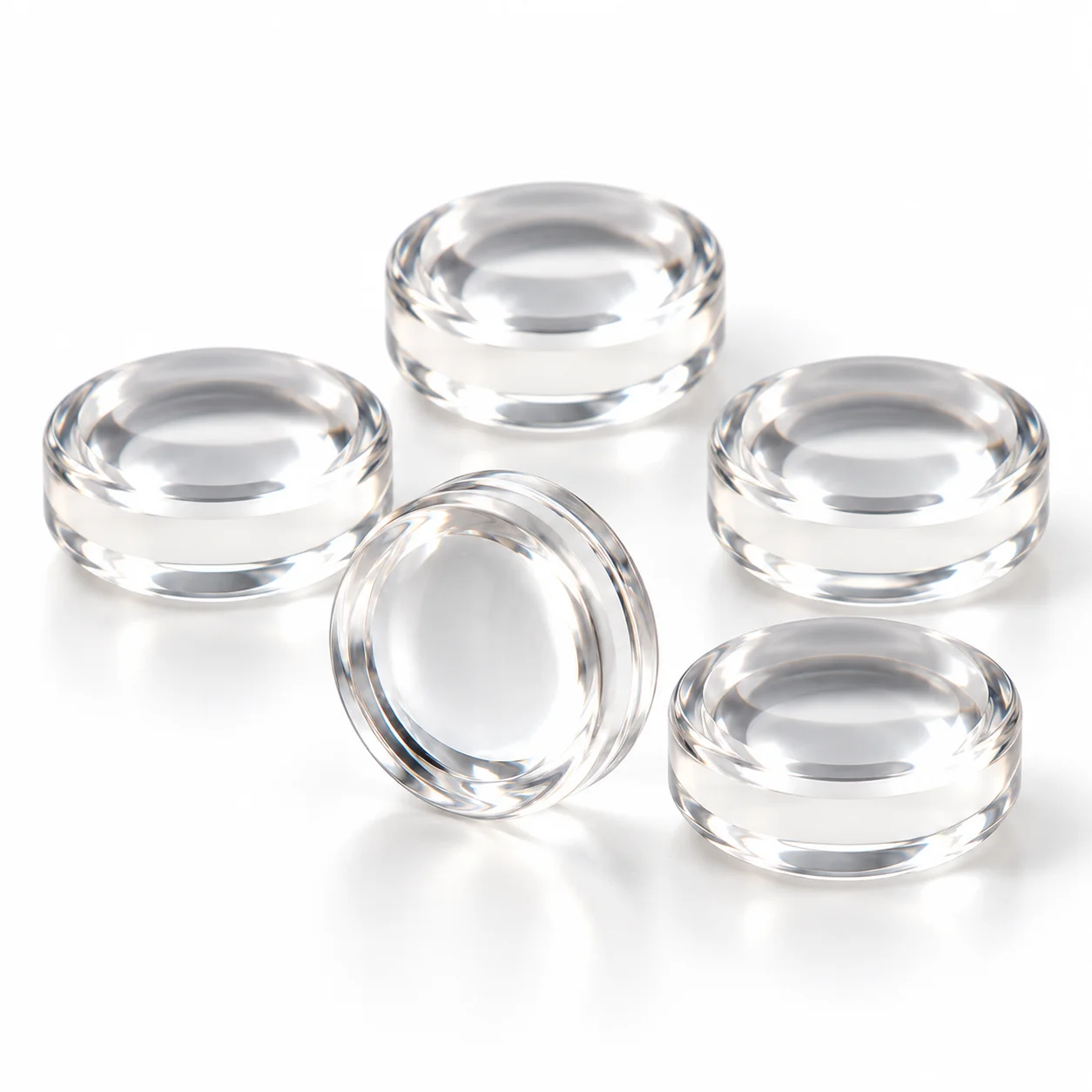 ZhonNa 3.3x7mm Precision Laser Lens Replacement F5.6mm 400-1100nm Clear Optical Light Bead Lighting Accessories