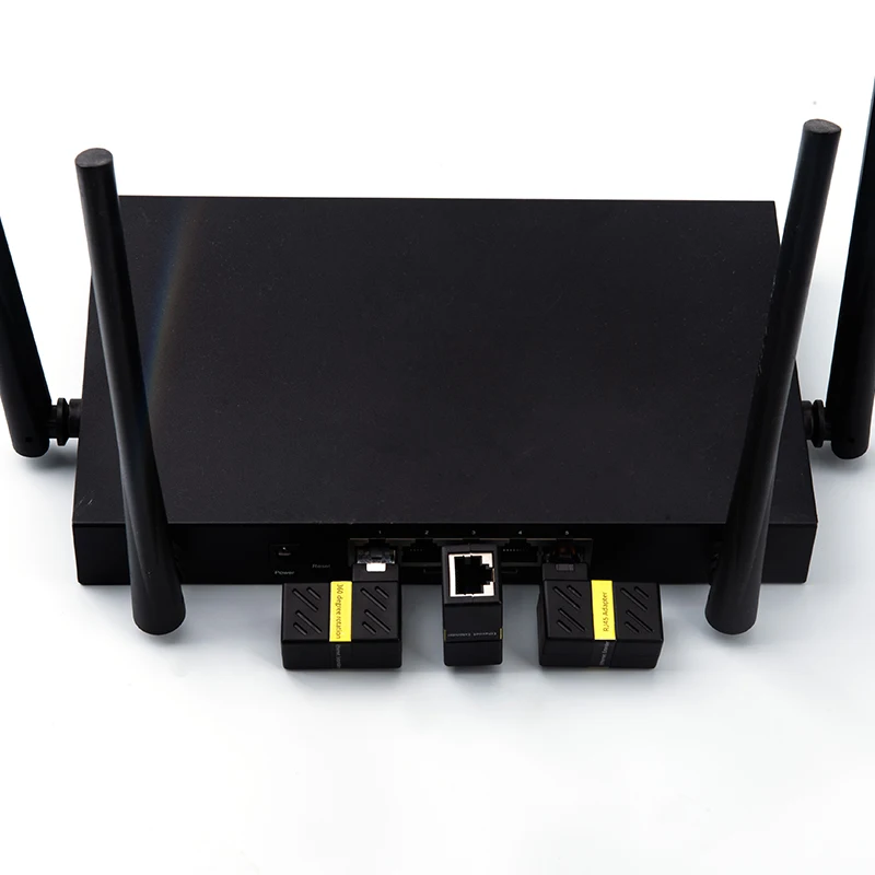 Linkwylan Cat6A RJ45 Coupler Ethernet Cable Extender Connector Network Adapter Male to Female Black  Unshielded