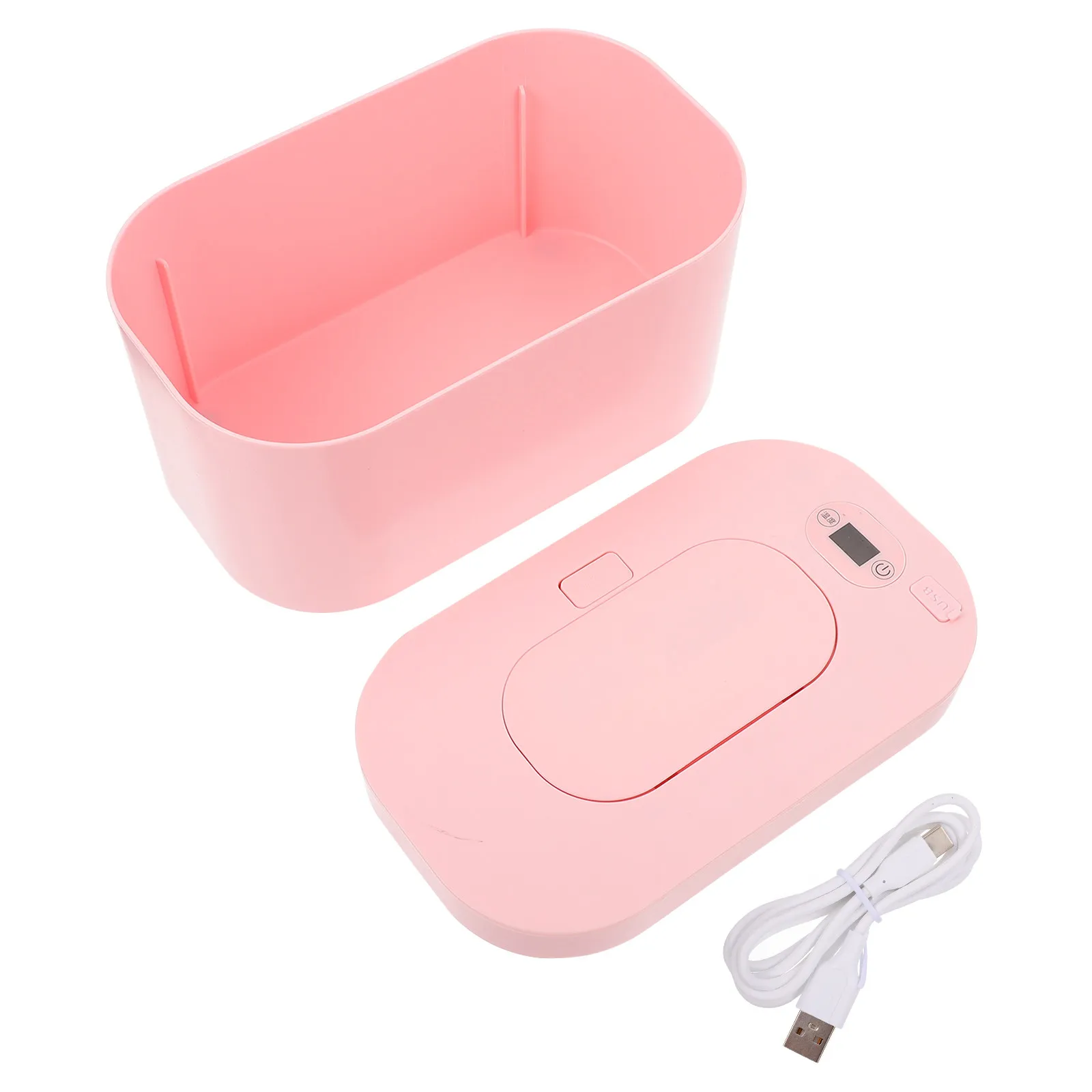 

Portable Baby Wet Tissue Heating Box ABS PP Material Baby Wipe Warmer Diaper Wipe Warmer Tissue Container