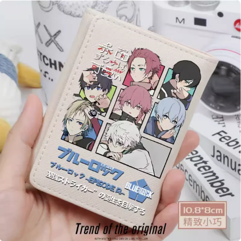 

Anime BLUE LOCK Nagi Seishiro Rin Itoshi Fashion Wallet PU Purse Card Holder Hasp Money Bag Cosplay Gift B1759