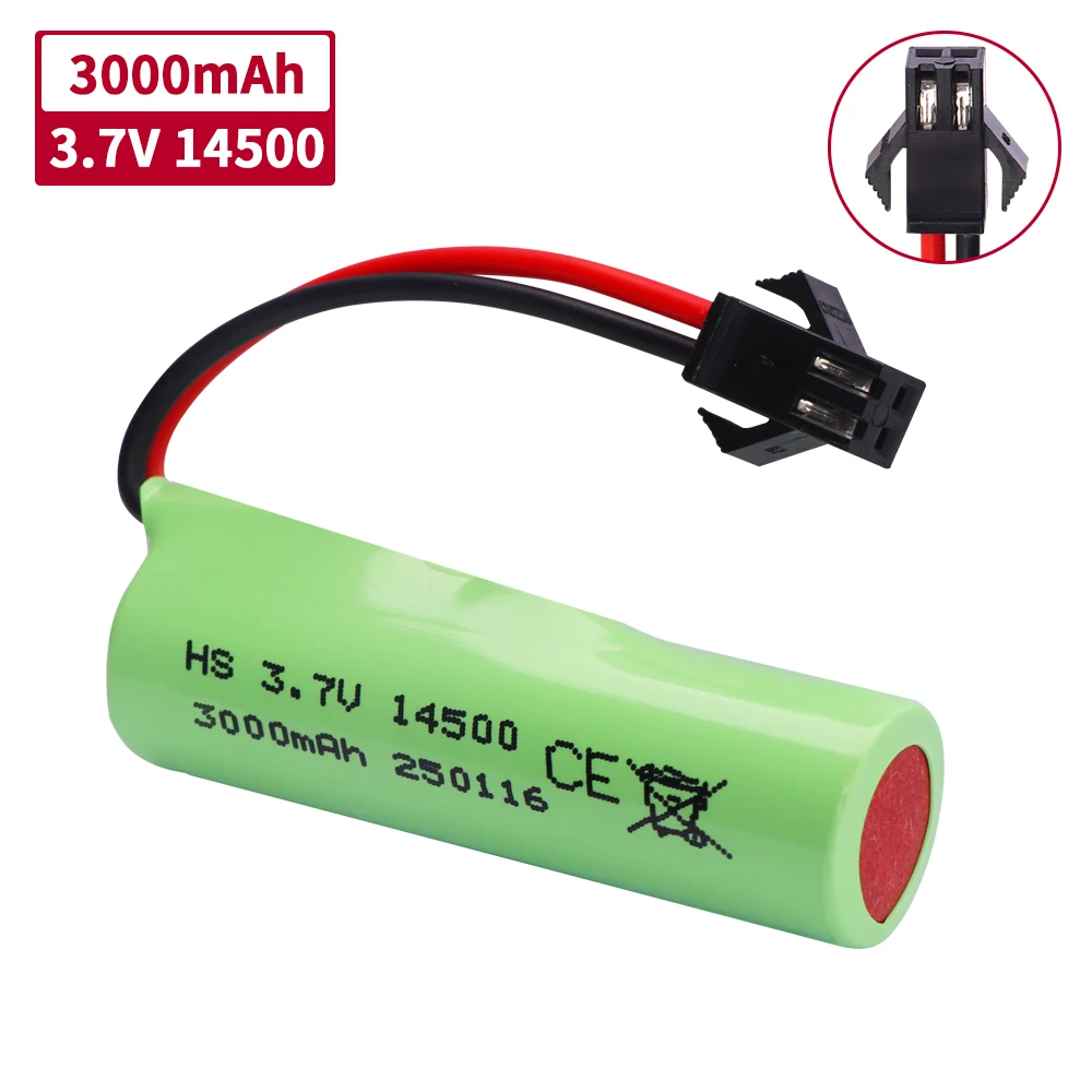 Batería Litio 14500 3.7V 3000mAh para Coche RC Acrobacias - imagen 3