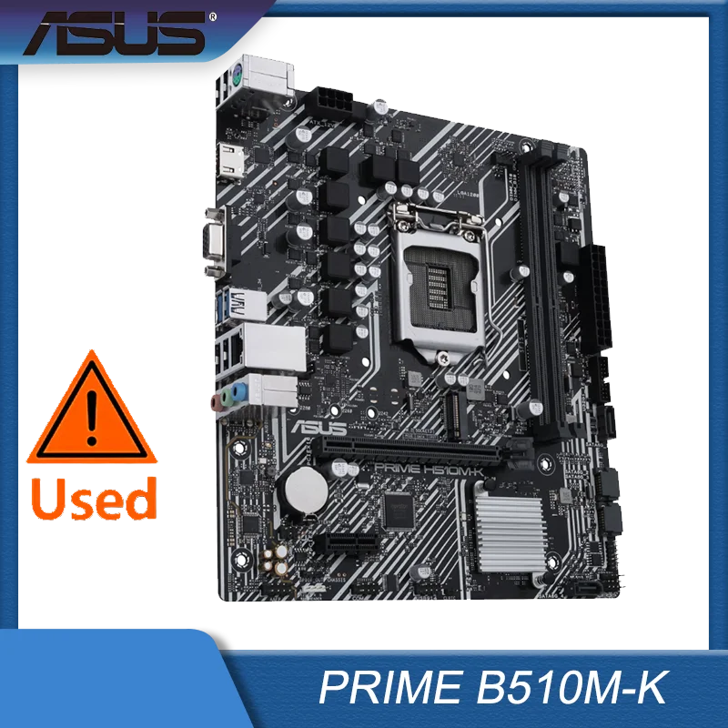 

Asus PRIME H510M-K поддерживает процессор VGA HDMI 10-го и 11-го поколения LGA1200 VGA M.2