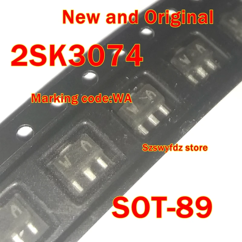 

5pcs to 100pcs 2SK3074 SOT-89 Marking code:WA New and Original N CHANNEL MOS UHF-BAND POWER AMPLIFIER