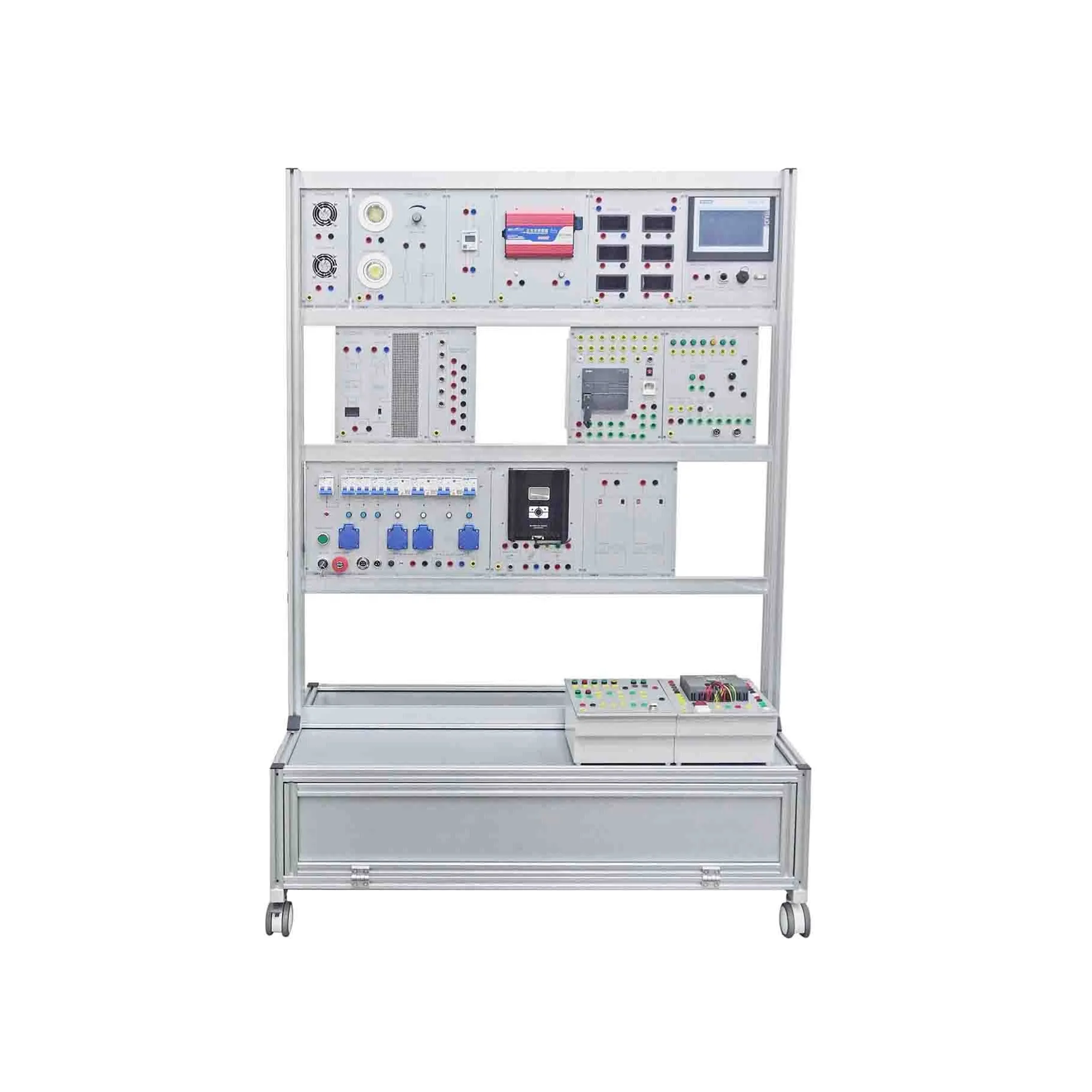 CNS-201 New Energy PLC Solar Power Generation Trainer Educational Lab Equipment with PV Panel for Technical Training CHOIEO