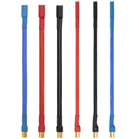 6.5mm Bullet Banana Male to 4.0mm 6.5mm Female Banana Bullet w/ 15CM Extension Cable for RC Car Boat Brushless Motor ESC