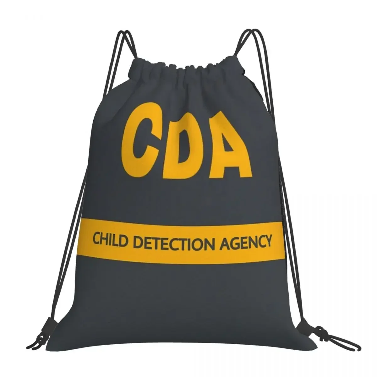 Monsters Inc. CDA (Child Detection Agency) Backpacks Multi-function Portable Drawstring Bag Sports Bag BookBag For Travel School