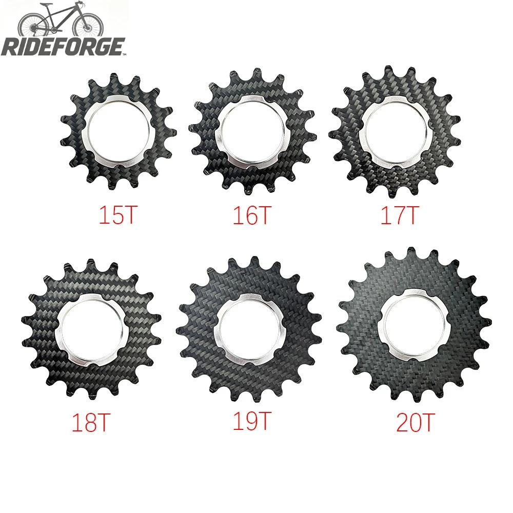 BALUGOE Fixed Gear Cog 15T/16T/17T/18T/19T/20T – Single Speed Track Sprocket, 1/8