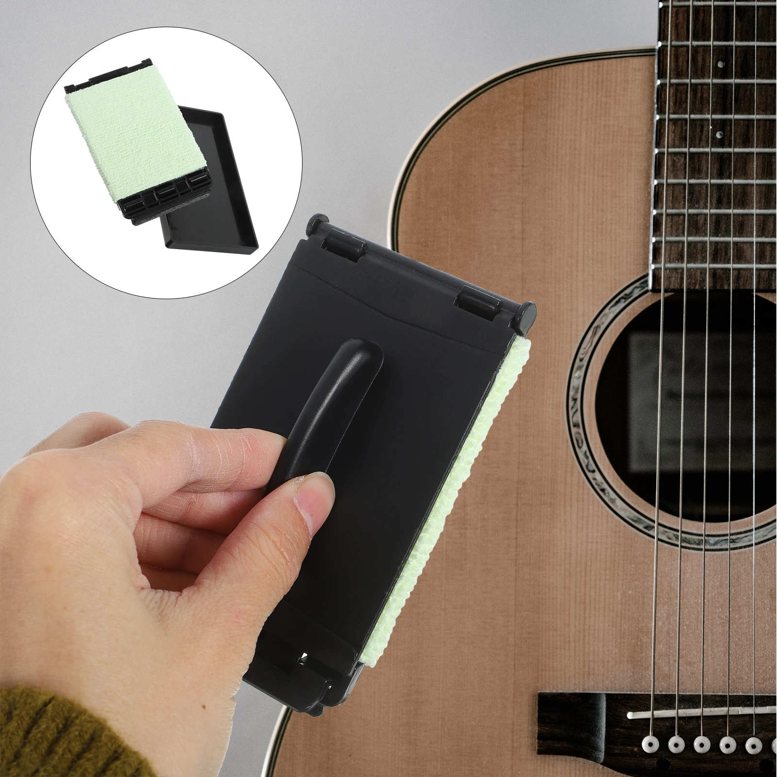 

String Cleaner Guitar Maintenance Tool Finger Board Fingerboard Rub Scrubber Ballad