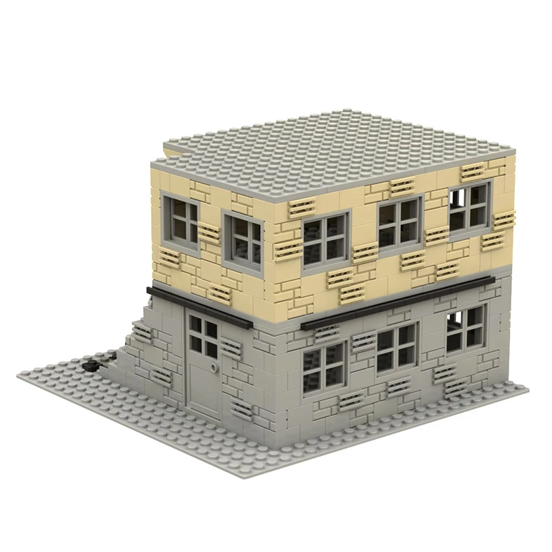 MOC Military Ruin SWAT Weapons Building Blocks Figures Accessories Shooting Training Base Army Soldiers Parts Bricks Kids Toys