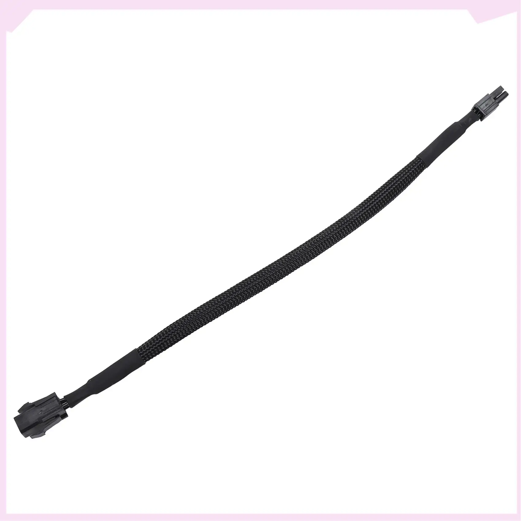 

B24B 10X рукавный ATX 4-контактный P4 штекер к ATX P4 женский удлинительный кабель питания процессора черный