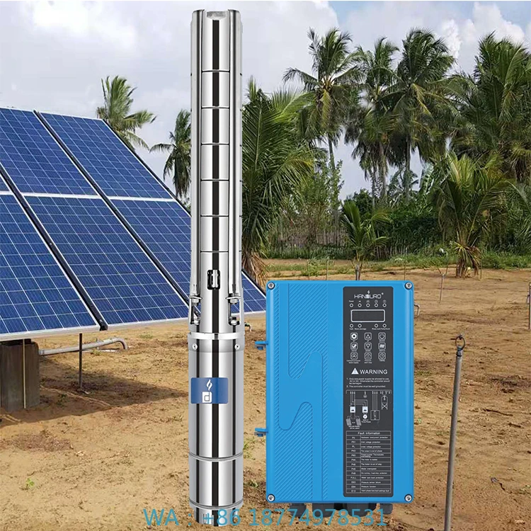Solar Waterpomp Waterpompmachine Grote Flow20HP AC/DC 530V 15000W 125m 95m3/h 6 Inch Dompelpompen