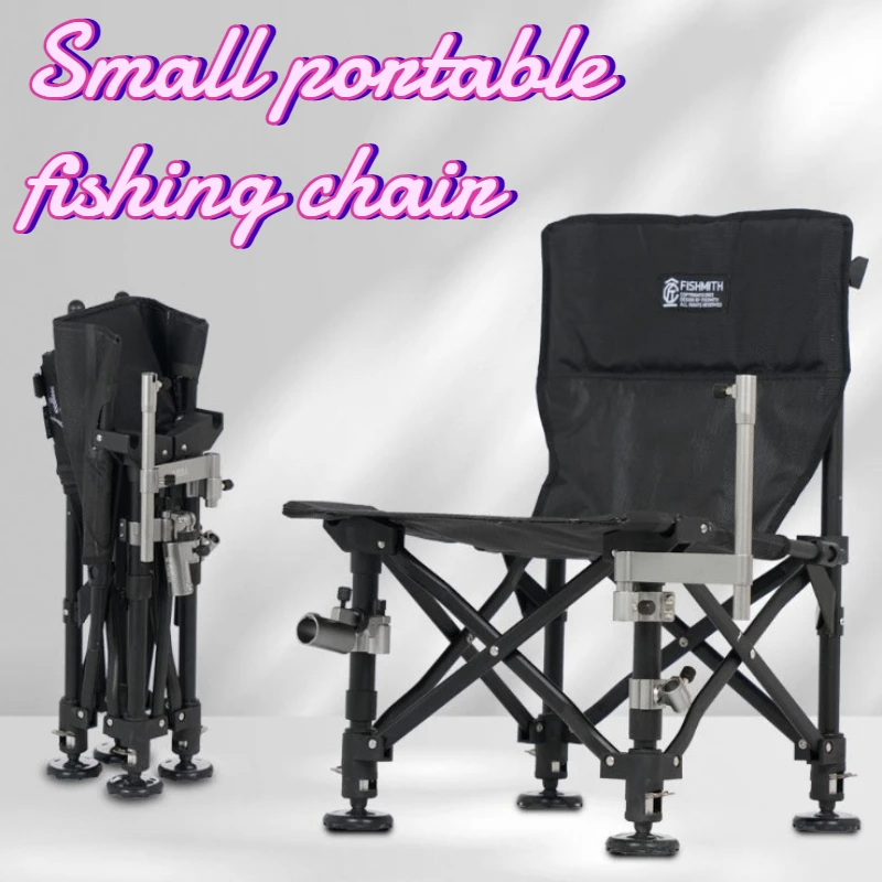 

Foldable Portable Waterproof Small Fishing Chair Lightweight Aluminum Telescopic Outdoor Fishing Chairs Tackle Tools Supplies