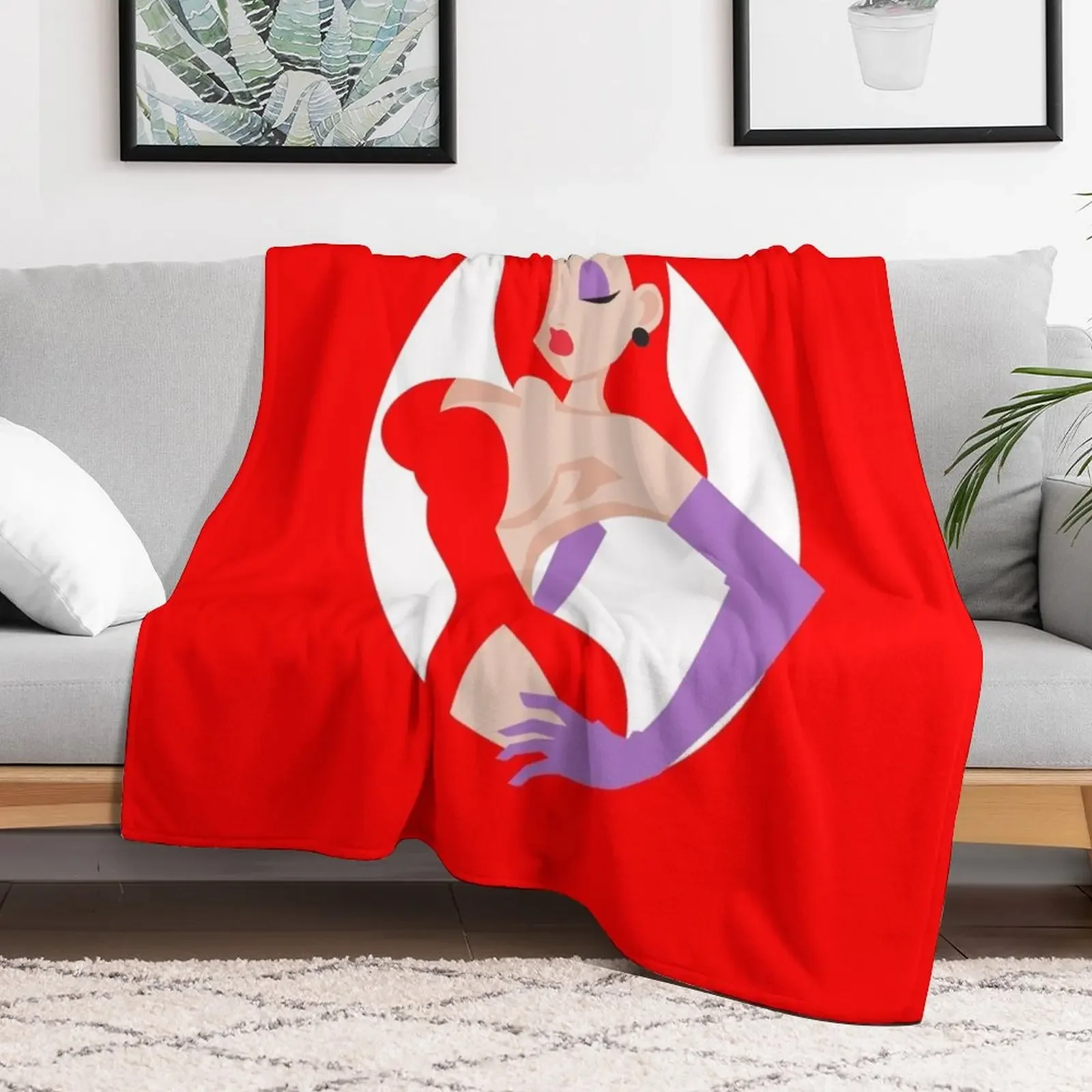 Jessica Rabbit Minimalist Throw Blanket Summer Beddings Stuffeds Large Blankets Sofas Of Decoration Blankets